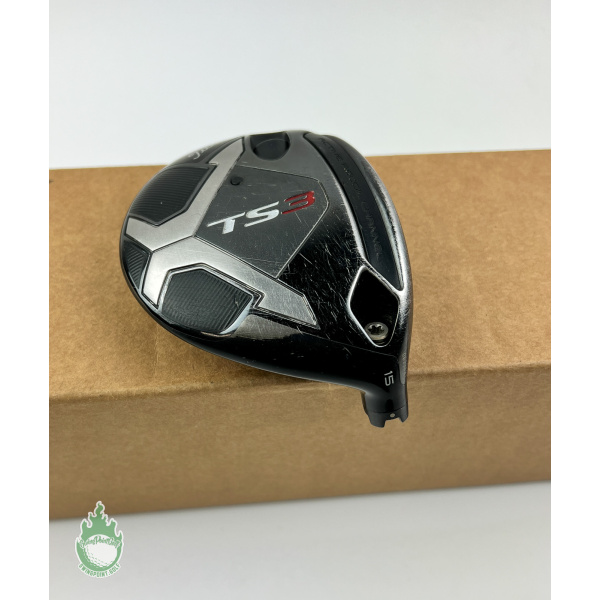 Used Right Handed Titleist TS3 Fairway 3 Wood 15* HEAD ONLY Golf