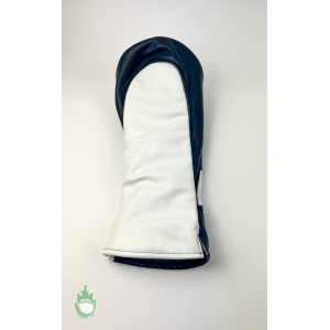 PRG Summit Black/White Discovery Land Company Leather Driver Headcover