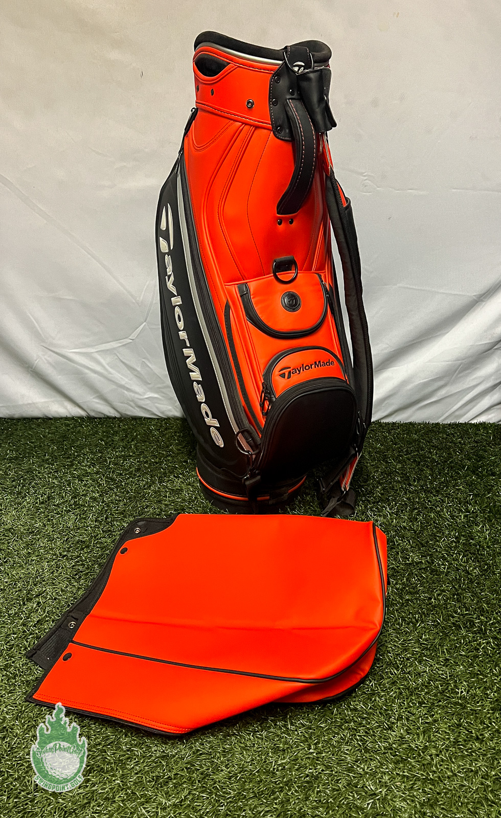 TaylorMade 2019 M Series Staff Bag 6 Dividers Black & Orange Ships