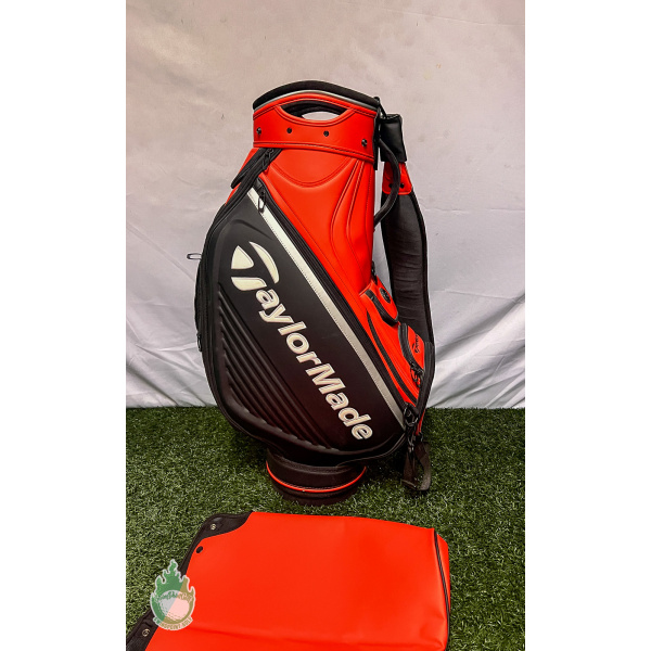 TaylorMade 2019 M Series Staff Bag 6 Dividers Black & Orange Ships