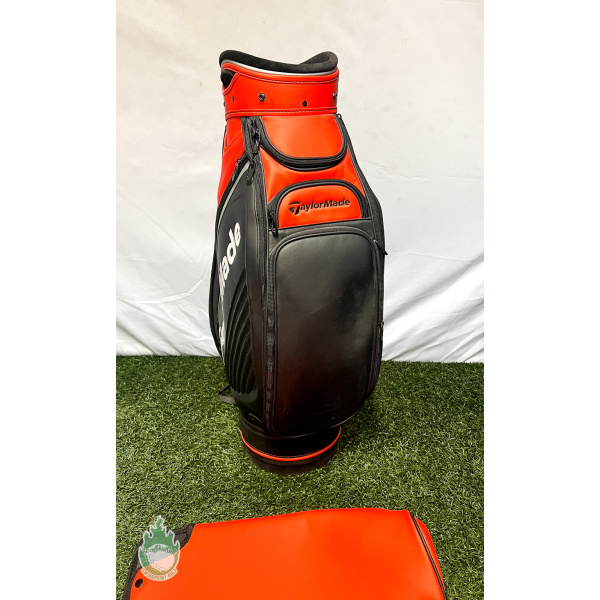 TaylorMade 2019 M Series Staff Bag 6 Dividers Black & Orange Ships