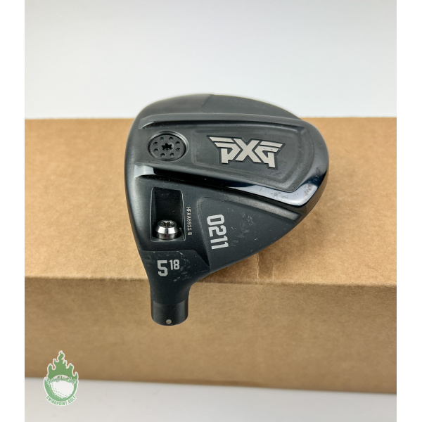 Used Left Handed 2021 PXG 0211 5 Wood 18* HEAD ONLY Golf Club