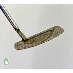 Used RH Ping Karsten Zing 2 Beryllium Copper BeCu Putter 34" Steel Golf Club