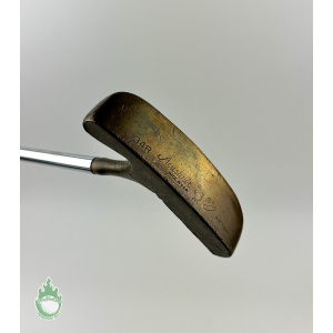 Used Right Handed Acushnet Bullseye Wide Flange 34R 34" Steel Putter Golf Club