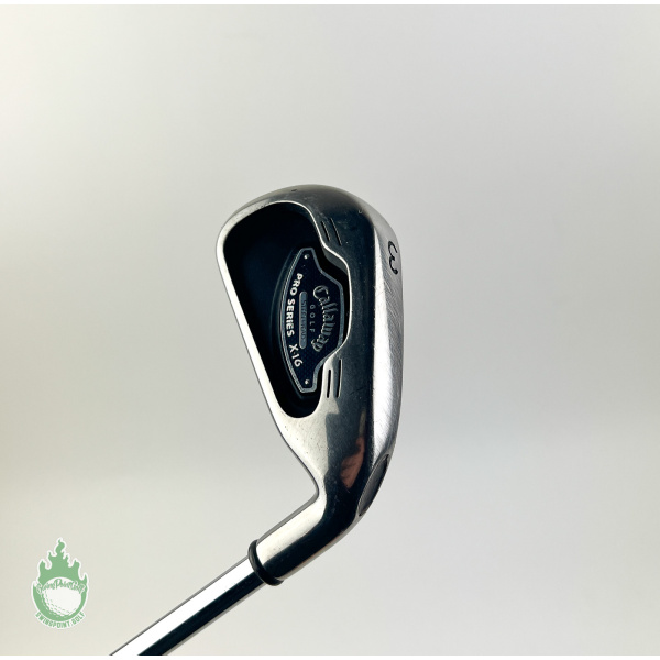 Used RH Callaway Steelhead Pro Series X-16 3 Iron Tour Stiff Steel