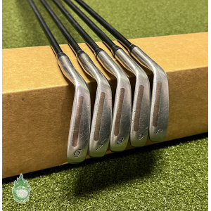 Used RH TaylorMade 360 Irons 6-PW Lite 80g Regular Flex Graphite Golf Club Set