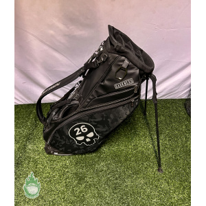 Used PXG Golf Hybrid Xtreme Darkness Stand Bag Black 6-Way Parsons Golf Bag