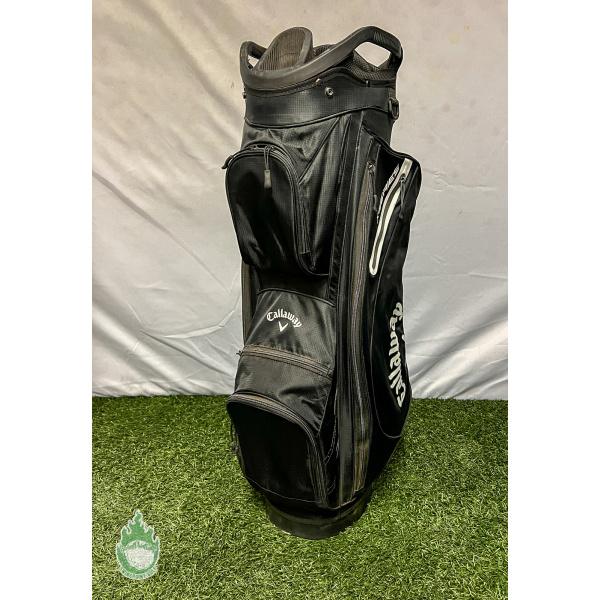 Gently Used Callaway X-Series 14-Way Golf Cart Carry Golf Bag Black Ships Free