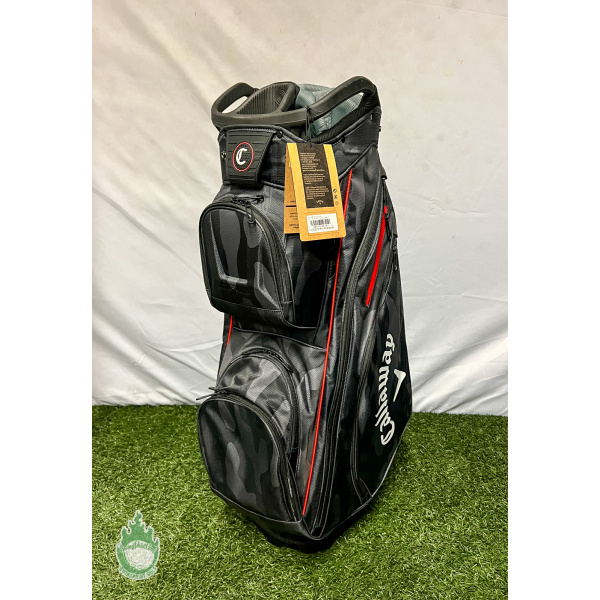 New with Tags Callaway ORG 14 Golf Cart Carry Bag - Black/Charcoal Camo