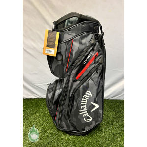 New with Tags Callaway ORG 14 Golf Cart Carry Bag - Black/Charcoal Camo