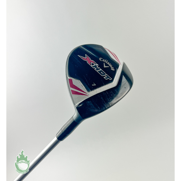 Used Right Handed Callaway X Hot Fairway 7 Wood PXv Ladies Graphite Golf Club
