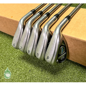 Used Callaway Rogue X Irons 6-PW Recoil F2 Senior Flex Graphite Golf Club Set