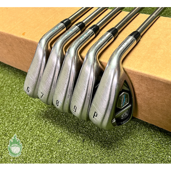 Used Callaway Rogue X Irons 6-PW Recoil F2 Senior Flex Graphite Golf Club Set