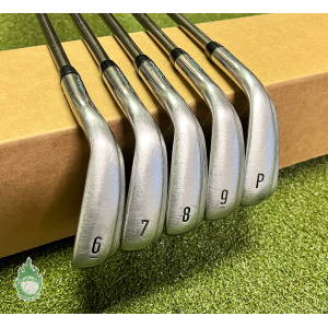 Used Callaway Rogue X Irons 6-PW Recoil F2 Senior Flex Graphite Golf Club Set