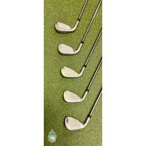Used Callaway Rogue X Irons 6-PW Recoil F2 Senior Flex Graphite Golf Club Set