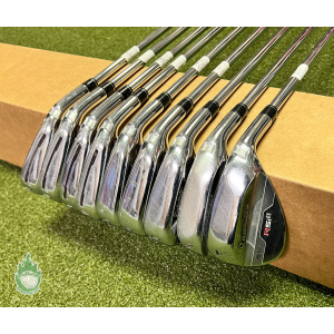 Used RH TaylorMade RSi 1 Irons 4-PW/SW/LW 90g Regular Flex Steel Golf Club Set