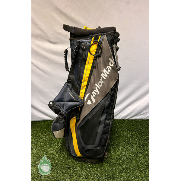 Used TaylorMade Cart Carry Stand Golf Bag 5-Way Blue/Black Cascata
