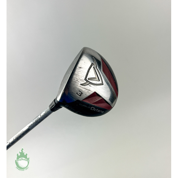 Left Hand Callaway Diablo Octane 3 Wood 15* 50g Ladies Flex Graphite Golf Club