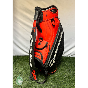 TaylorMade 2019 M Series Staff Bag 6 Dividers Black & Orange Ships Free