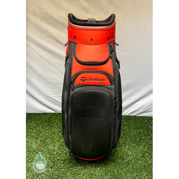 TaylorMade 2019 M Series Staff Bag 6 Dividers Black & Orange Ships