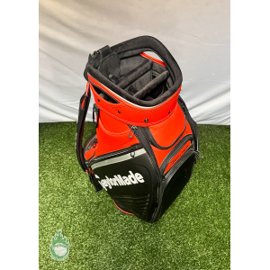 TaylorMade 2019 M Series Staff Bag 6 Dividers Black & Orange Ships Free