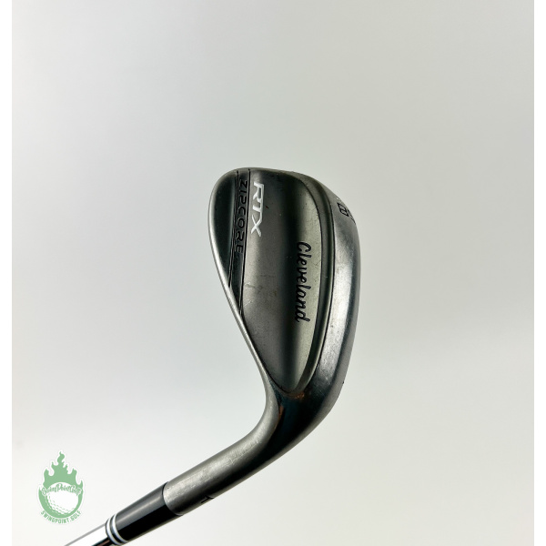 Used Cleveland RTX ZipCore Tour Rack Mid Raw Wedge 58*-10 Wedge Flex Steel Golf