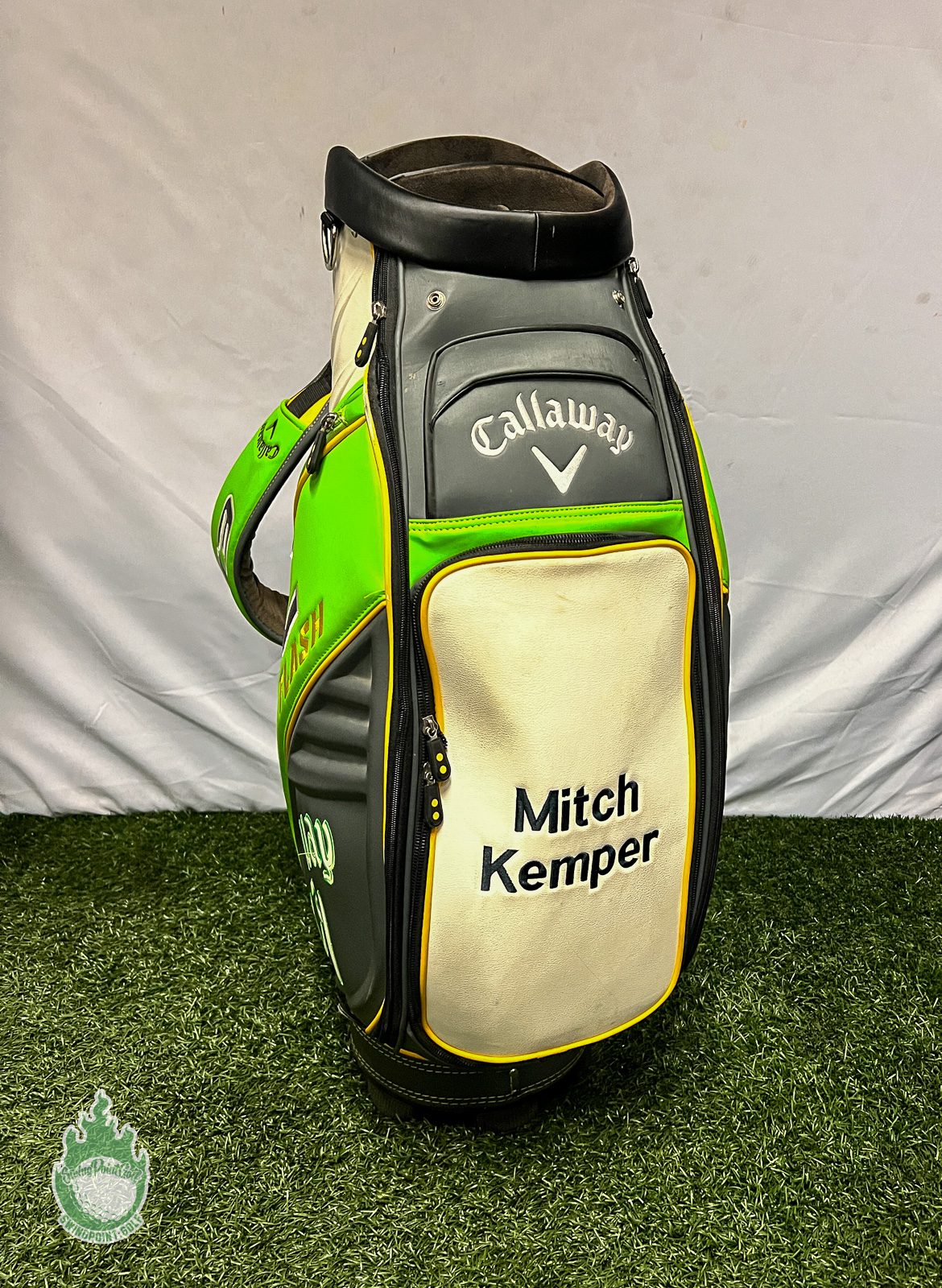 Used Callaway Epic Flash Tour Staff Golf Cart Carry Bag White