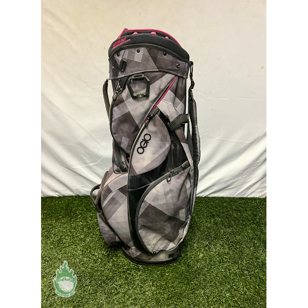 Used OGIO Majestic 15 Way Golf Bag Grey Uniter Management System SwingPoint Golf