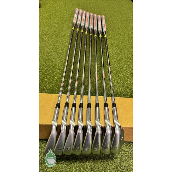 Used Right Handed Ping Blue Dot i525 Irons 4-PW/UW X100 X-Stiff
