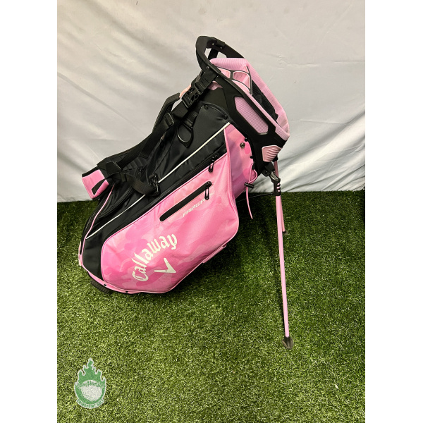 Sac trepied série Callaway Golf Fairway 14 Stand Black Pink Camo - Eté 2022