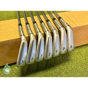 Used RH TaylorMade Stealth Irons 5-PW/AW KBS MAX MT 85g Regular Steel Golf Set