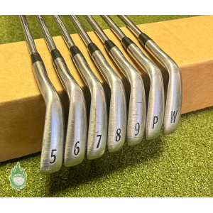 Used Right Handed Titleist AP1 716 Irons 5-PW/GW S300 Stiff Flex Steel Golf Set