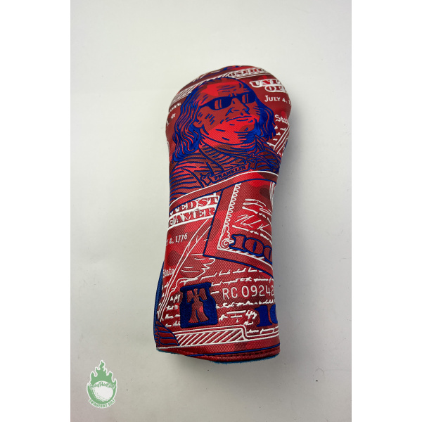 NOOB Swag Golf USA Camo Benjamin Franklin Driver Headcover USA Ryder Cup