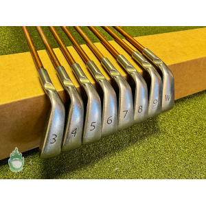 Used RH Ping Green Dot G10 Irons 3-PW TFC 129 Regular Flex Graphite Golf Set