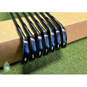 Used Callaway APEX Forged '21 Black Irons 4-PW Elevate 95g Stiff Steel Golf Set