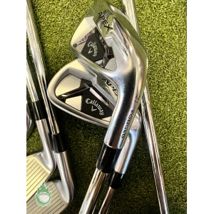 Tour Issue Callaway APEX Forged '21 Irons 4-PW TI X100 X-Stiff Steel Golf Set