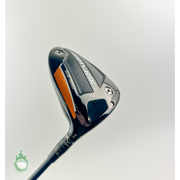 Used Callaway Mavrik Sub Zero Driver 9* HZRDUS 6.0 62g Stiff Graphite Golf Club