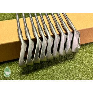 Used RH Ping Black Dot Zing 2 Irons 3-PW/SW JZ Red Stiff Flex Steel Golf Set
