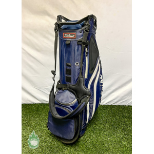Titleist Golf Cart/Carry Stand Bag Hybrid 14-Way Divided Blue W/ Dual Straps