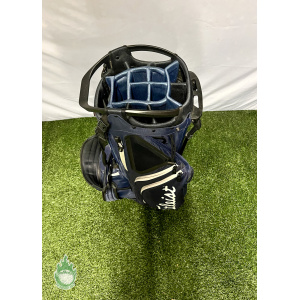 Titleist Golf Cart/Carry Stand Bag Hybrid 14-Way Divided Blue W/ Dual Straps