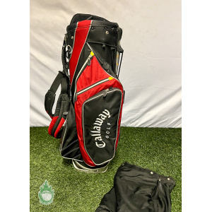 Callaway 7-way Warbird Cart Carry Golf Stand Bag - Black w/ Straps Included