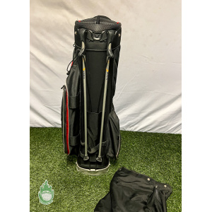 Callaway 7-way Warbird Cart Carry Golf Stand Bag - Black w/ Straps
