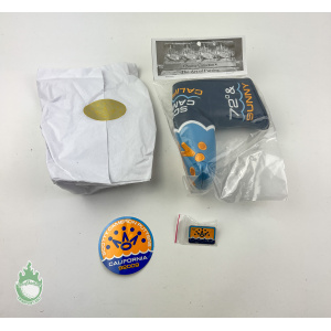 New Scotty Cameron 72* & Sunny California Headcover Pin & Sticker