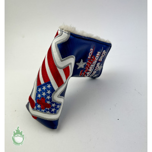 Autocollant Scotty Cameron Custom Shop - Bandeau Arbre Et Drapeau Américain - Golf