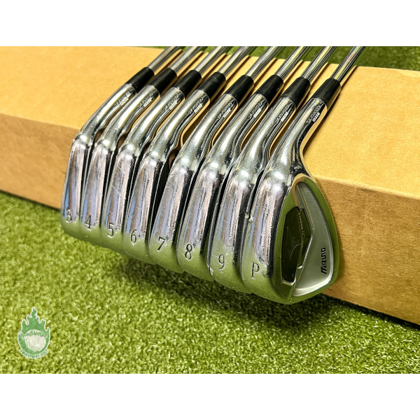 Used Mizuno MP-15 Ti Muscle Forged Irons 3-PW 6.5 X-Stiff Flex Steel Golf Set