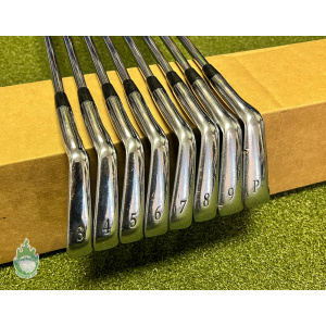 Used Mizuno MP-15 Ti Muscle Forged Irons 3-PW 6.5 X-Stiff Flex Steel Golf Set