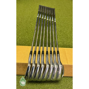 Used Mizuno MP-15 Ti Muscle Forged Irons 3-PW 6.5 X-Stiff Flex Steel Golf Set