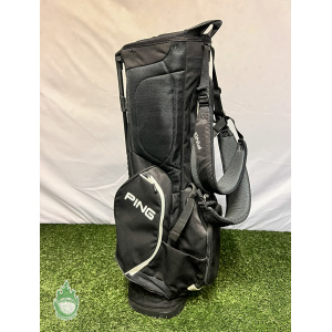 Used 2021 Ping Hoofer 14 Golf Cart/Carry Stand Bag 14-Way Extra Straps Rainhood