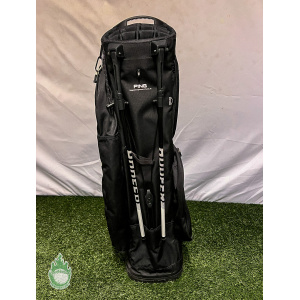 Used 2021 Ping Hoofer 14 Golf Cart/Carry Stand Bag 14-Way Extra Straps Rainhood