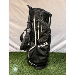 Used 2021 Ping Hoofer 14 Golf Cart/Carry Stand Bag 14-Way Extra Straps Rainhood